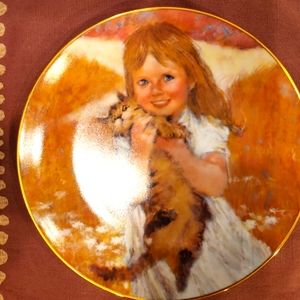 Precious Moments Collection...My Kitty 1980 Plate